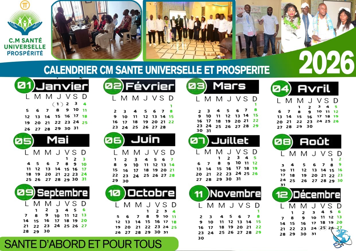 CALENDRIER CM SANTE